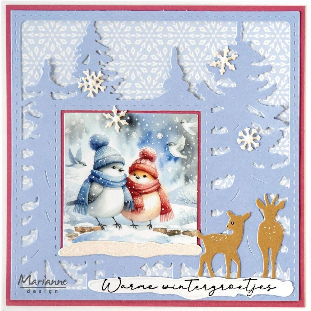 Marianne Design - Creatables Dies - Forest Square LR0971