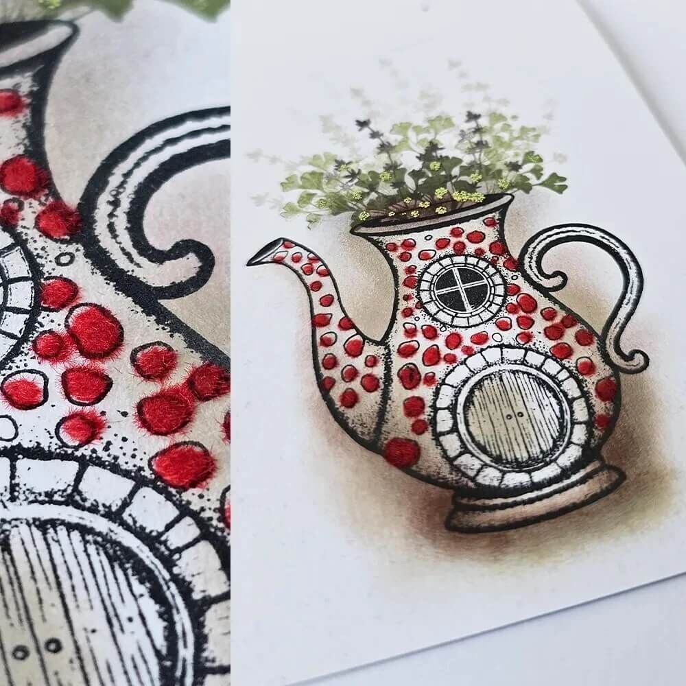 Lavinia Stamps Velvet Powder - Red LS-VP-05
