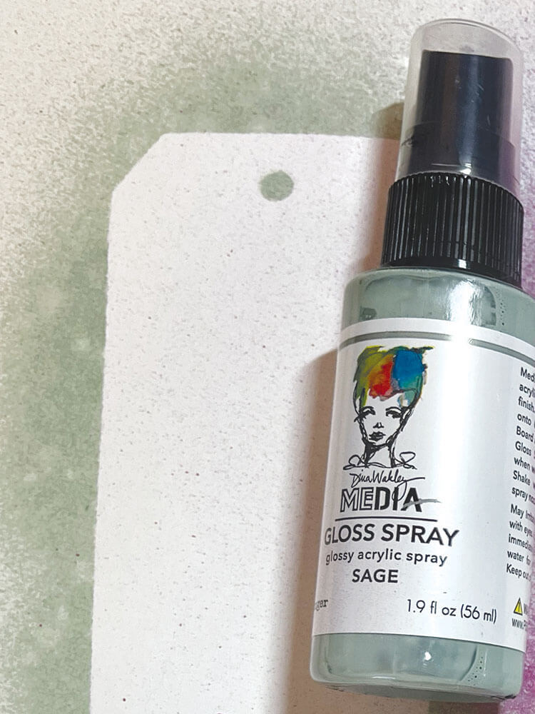 Dina Wakley Media Gloss Spray 1.9oz - Sage MDO76520