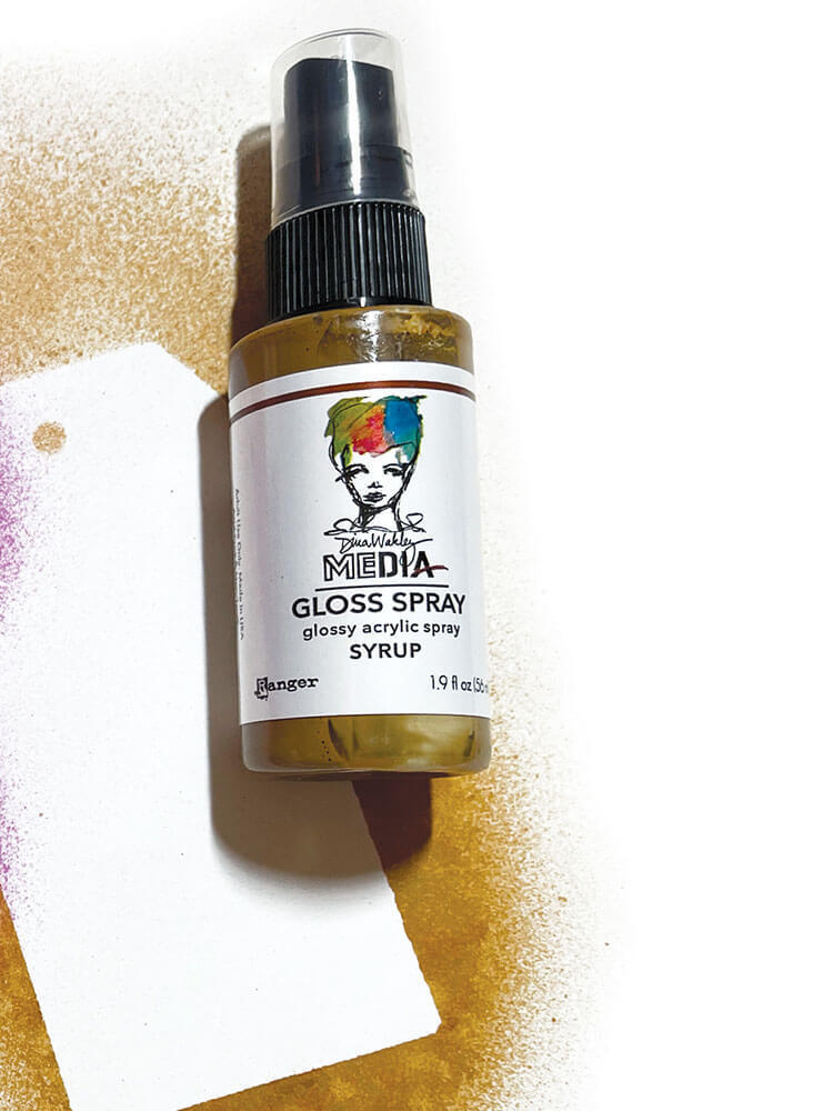 Dina Wakley Media Gloss Spray 1.9oz - Syrup MDO76537