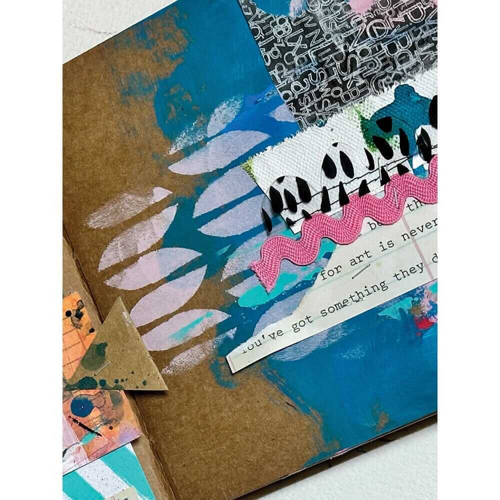 Dina Wakley Media Stencil - Sideways MDS81647