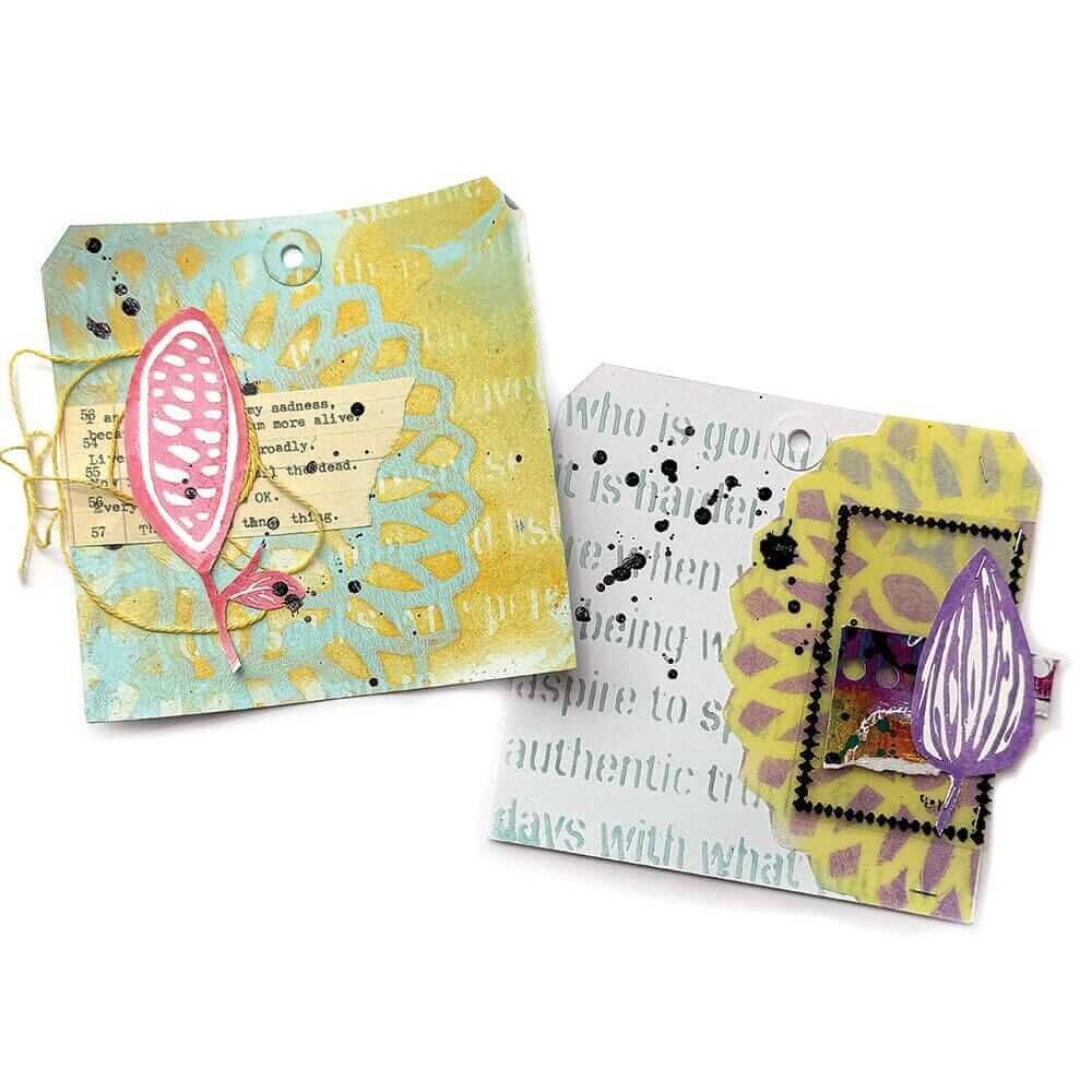 Dina Wakley Media Stencil - Feel Your Magic MDS87694