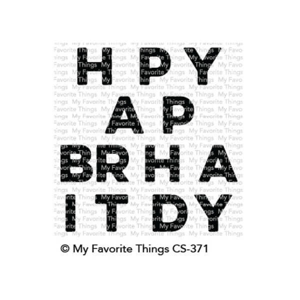 My Favorite Things - Clear Stamps - Happy Birthday Blend