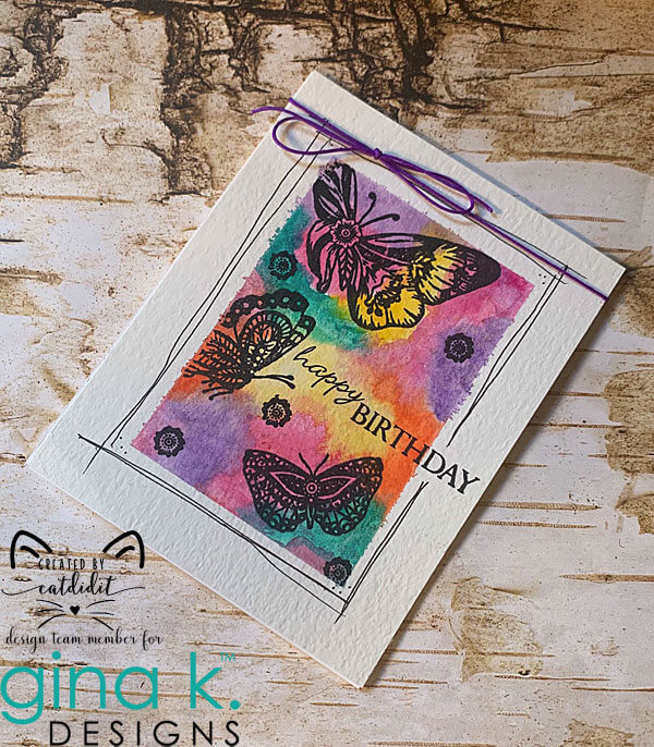 Gina K Designs Stamps - Beautiful Butterflies 2