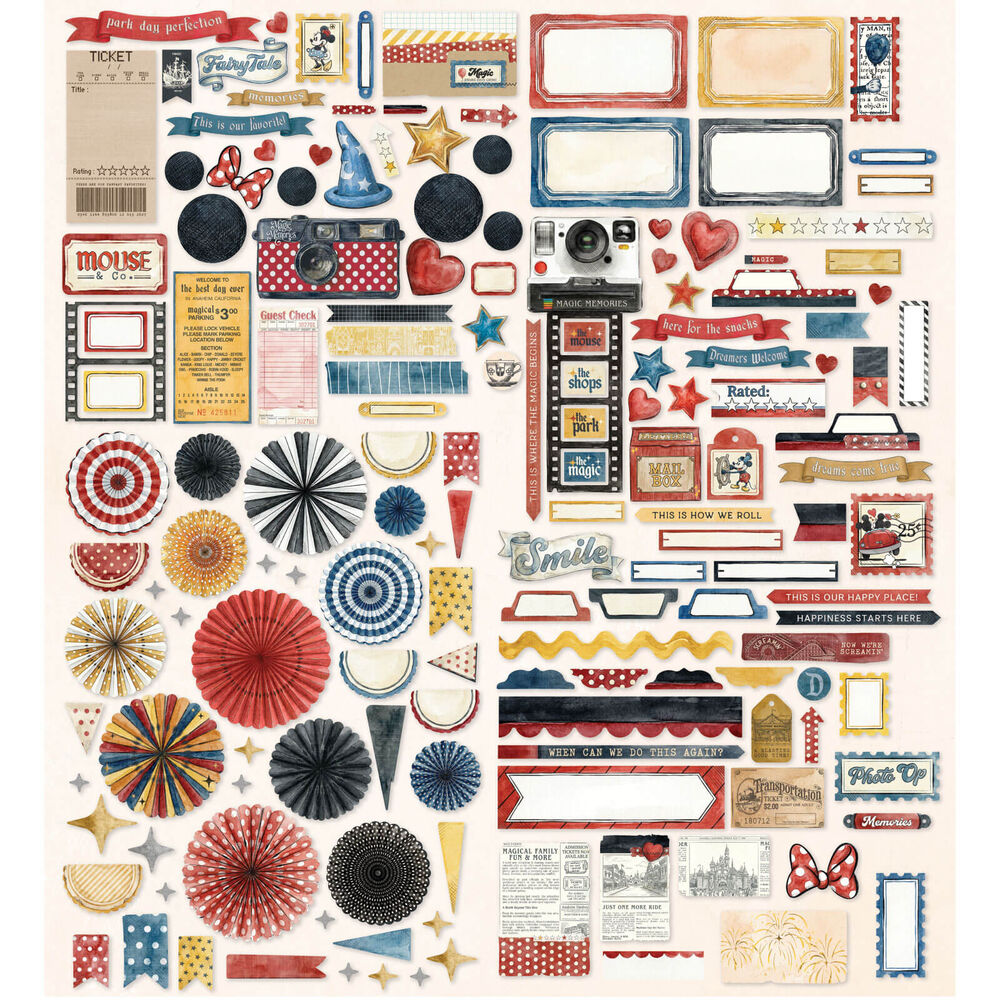 49 And Market Die-Cuts Elements - Mouse & Co.