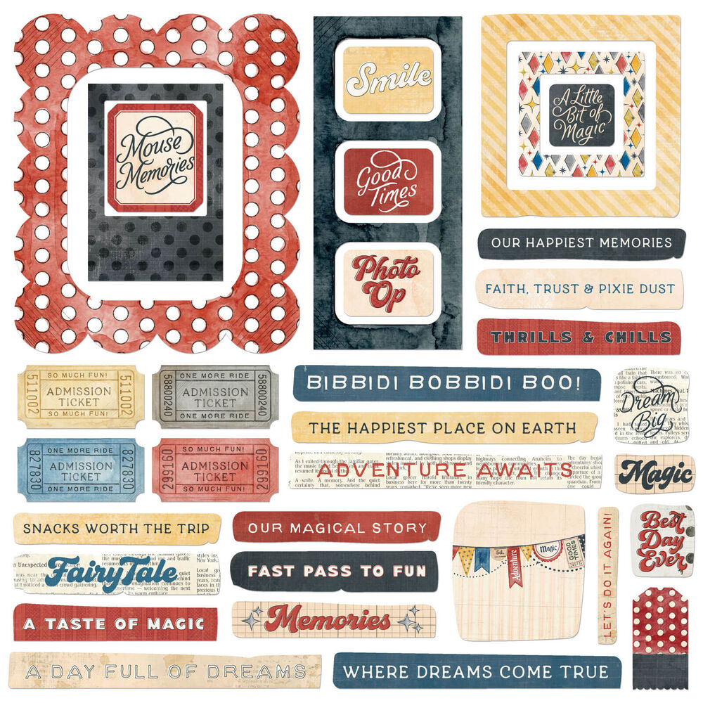 49 And Market Chipboard Set - Mouse & Co.