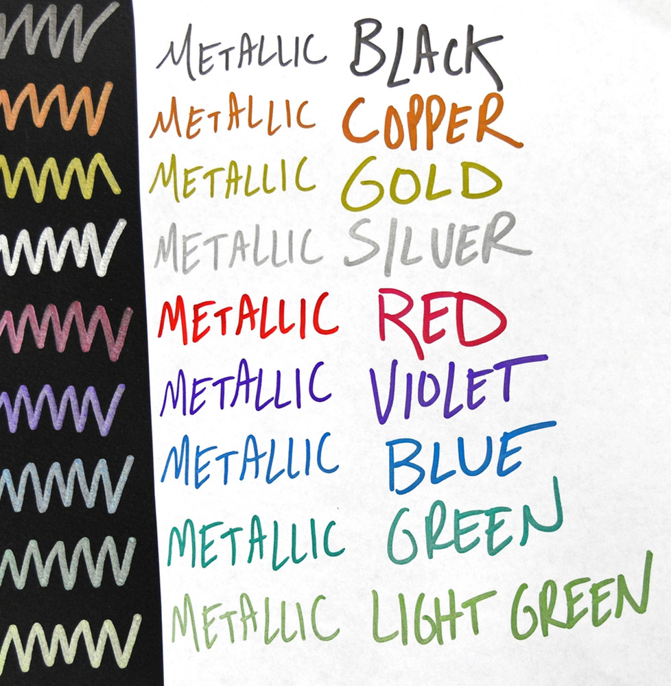 Zig Memory System Writer Metallic Colours 1mm/1.2mm