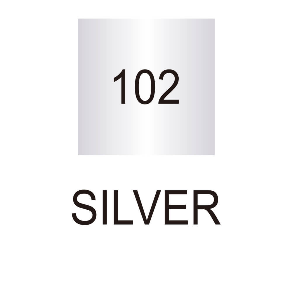 Zig Memory System Calligraphy Metallic Colours - Silver (2mm/3.5mm)