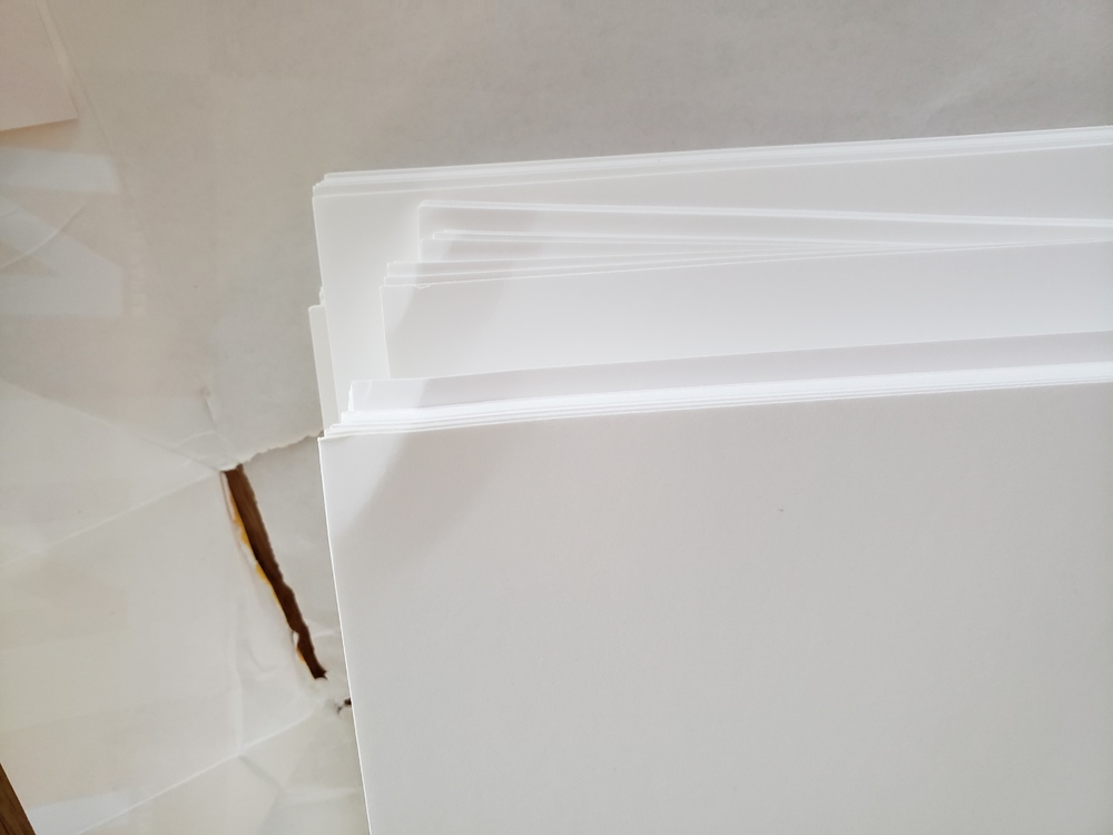 Neenah 80lb Classic Crest Cardstock 8.5"X11" 25/Pkg - Solar White N03249 (Seconds)