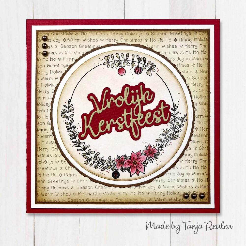 Nellie Snellen Cutie Clear Stamps - Wreath NCCS051