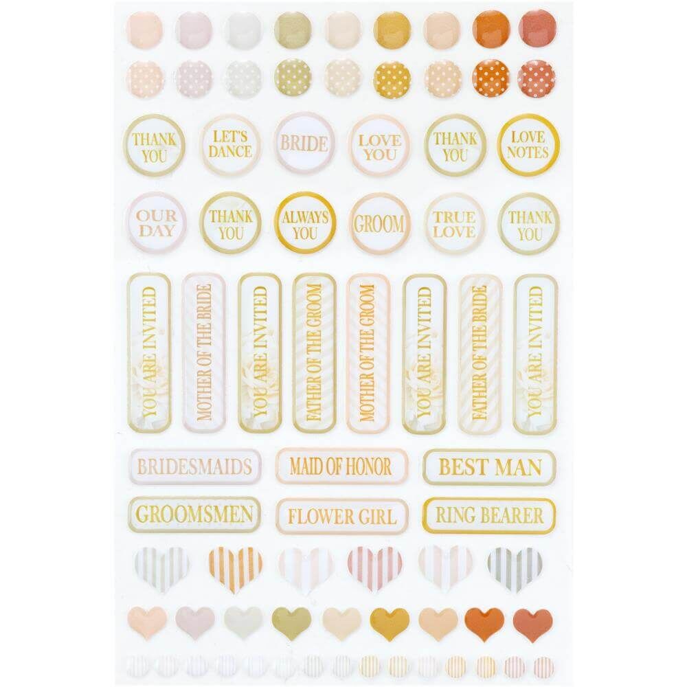 49 And Market Epoxy Stickers - One Perfect Day