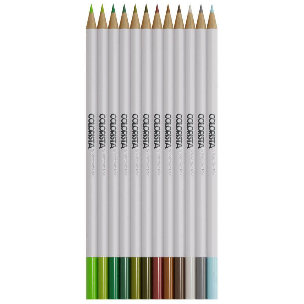 Spectrum Noir Colorista Colour Pencil 12/Pkg - Natural Landscape