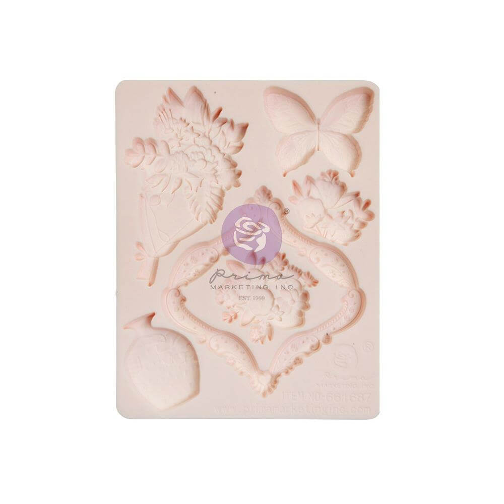 Prima Marketing Decor Mould 3.5"X4.5"X8mm - Spring Abstract