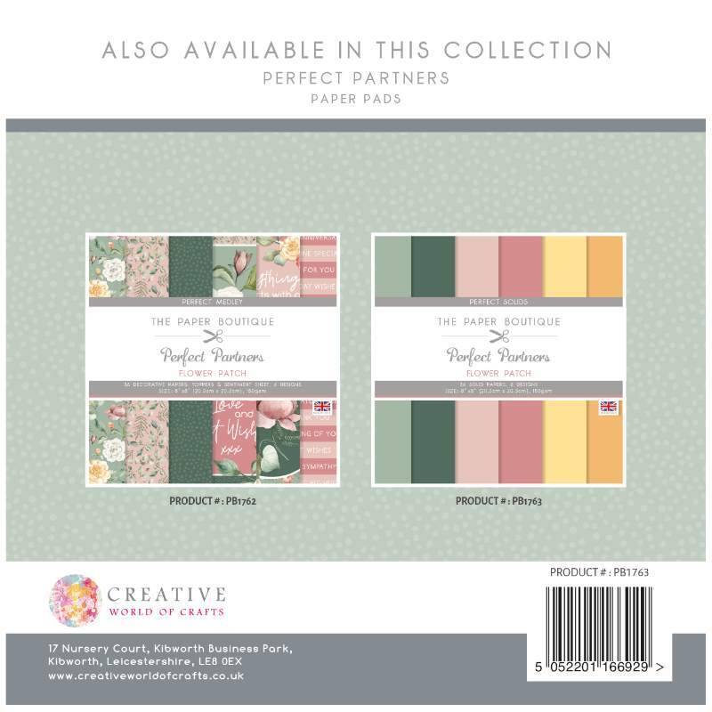 The Paper Boutique - Perfect Partners - Flower Patch (8" x 8" Colours)