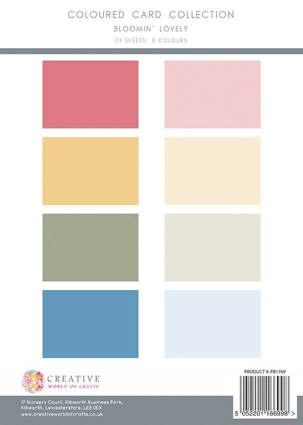 The Paper Boutique Colour Card Collection - Bloomin Lovely