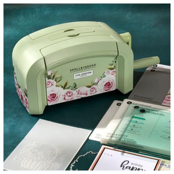 Lisa Horton Crafts Special Edition Sage Green Platinum SIX Die Cutting & Embossing Machine PE-119