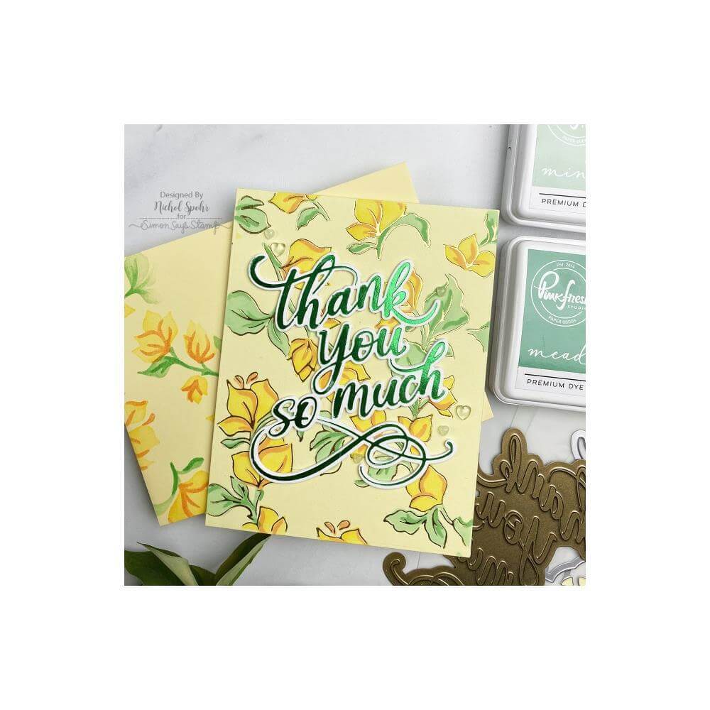 Pinkfresh Studio Hot Foil Plate - Thank You So Much PF109421
