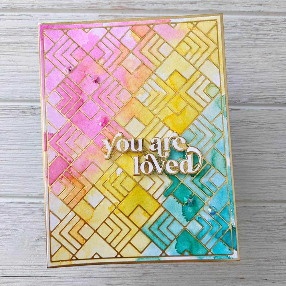 Pinkfresh Studio Hot Foil Plate - Geo Tiles PF145222