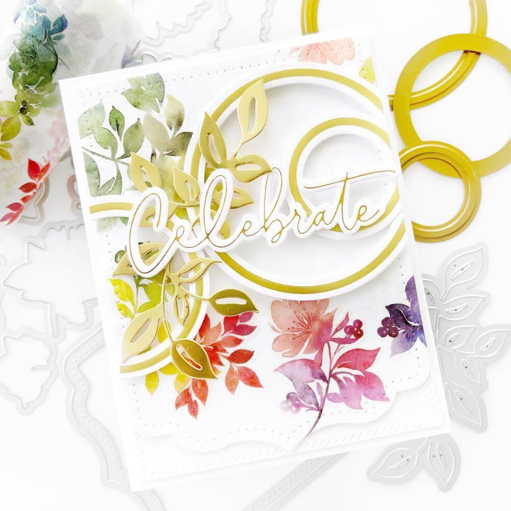 Pinkfresh Studio Hot Foil Plate - Nested Circles PF147822