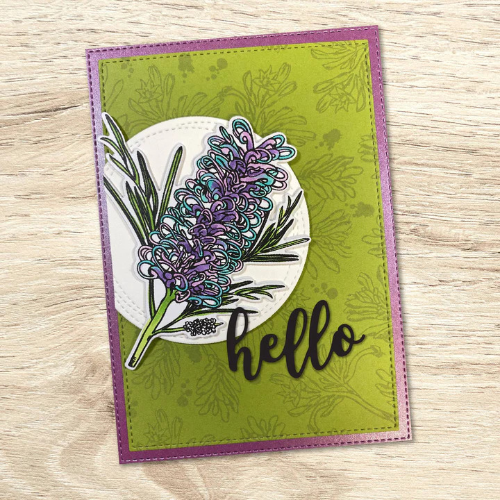 Paper Rose Clear Stamp - Darling Grevillea (4x4") 18614