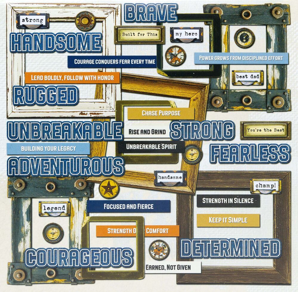 49 And Market Chipboard Set - Rust & Revs 2.0