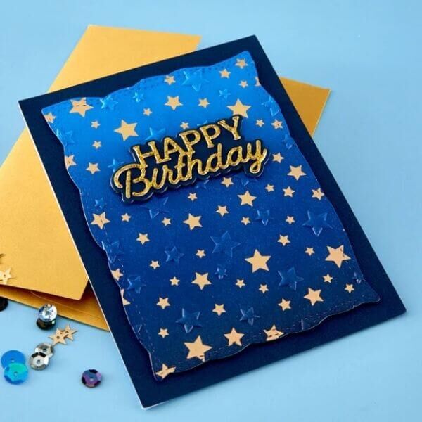 Spellbinders Etched Dies - Layered Happy Birthday S1-188