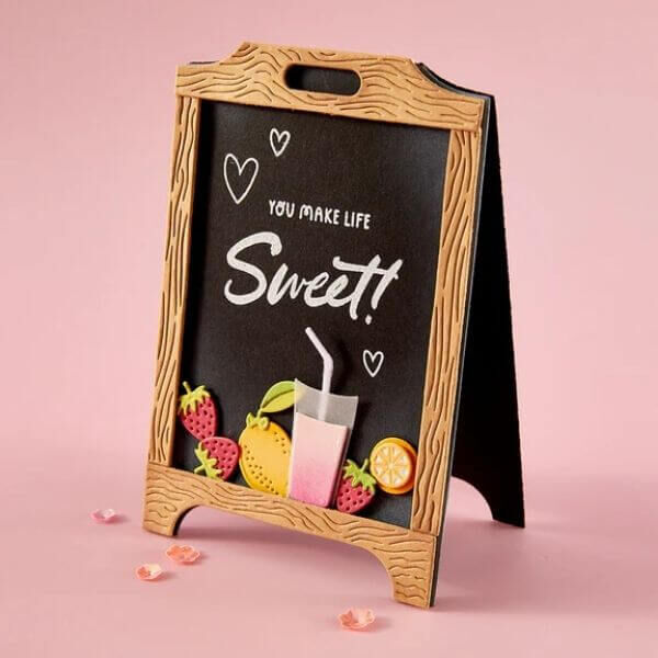 Spellbinders Etched Dies - Pink Lemonade (with Simple Stories) S3-578