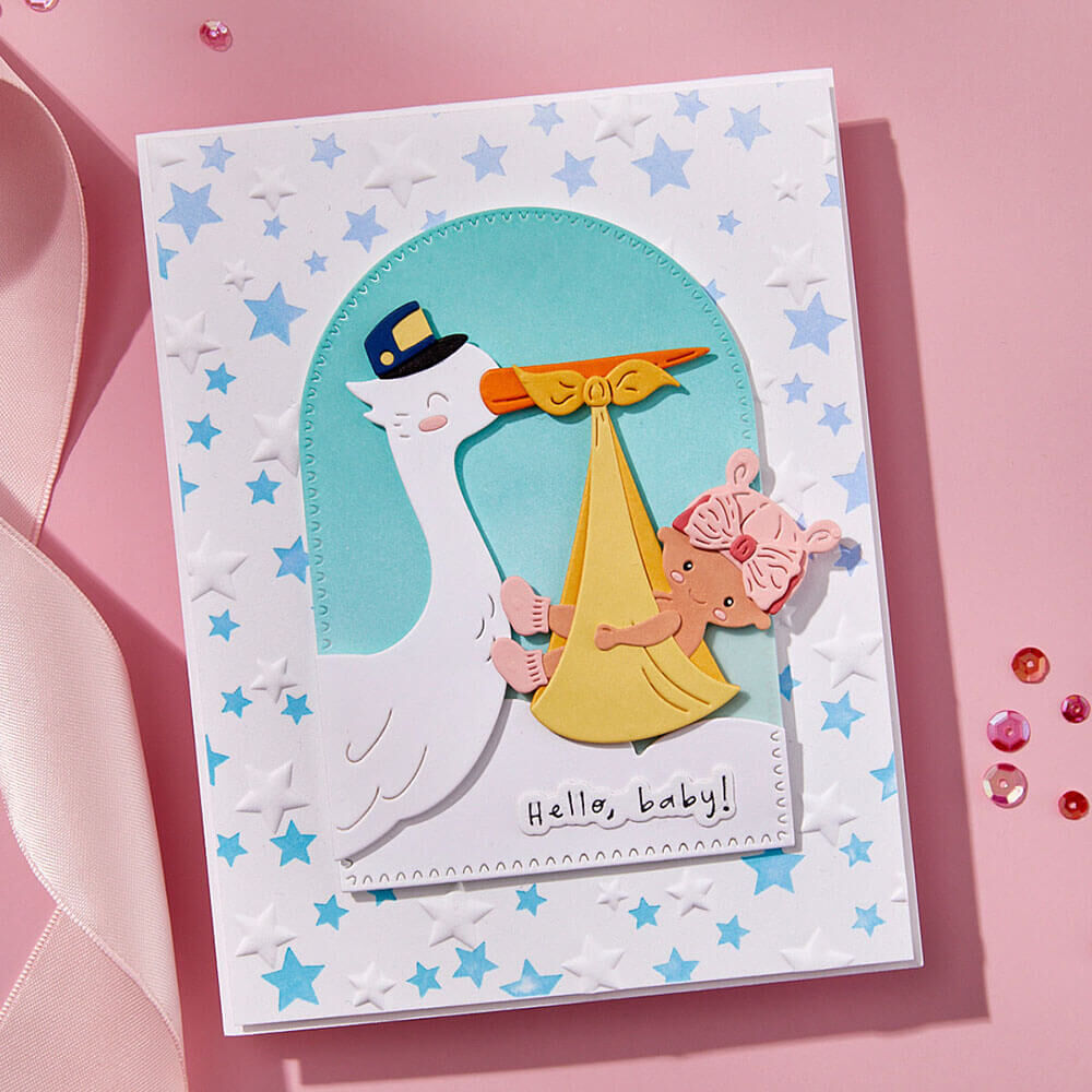 Spellbinders Etched Dies - Little Smiles Collection - Bundle of Joy
