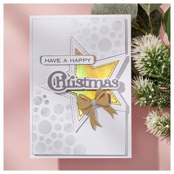 Spellbinders Etched Dies - All About Christmas Collection - Essential Stars (by Lisa Horton) S4-1451