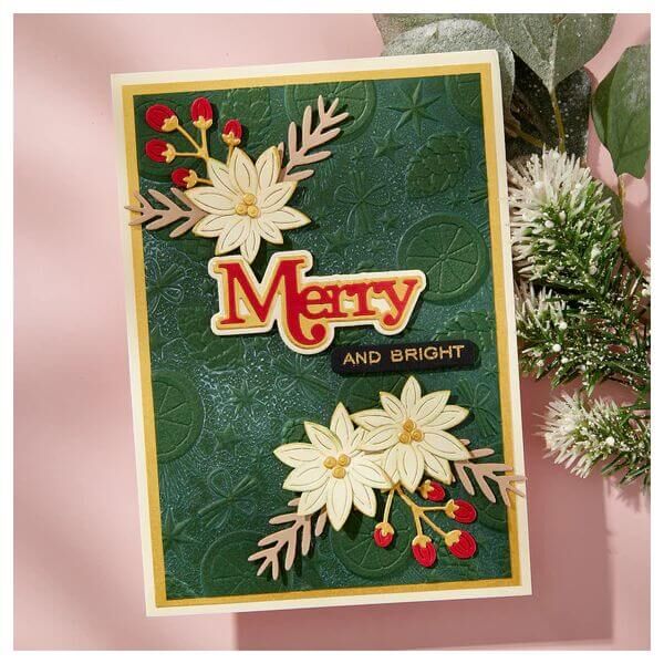 Spellbinders Etched Dies - All About Christmas Collection - Christmas Foliage (by Lisa Horton) S4-1452