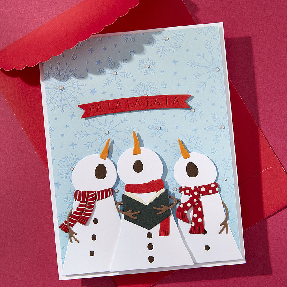 Spellbinders Dies - Wonderland Collection - The Snow Notes S4-1461