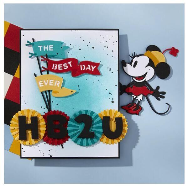 Spellbinders Etched Dies - Say Cheese Classic Mouse Collection - Classic Mouse Numbers & Punctuation S4-1469