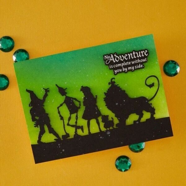 Spellbinders Etched Dies - Wonder of Oz Collection - Wonder of Oz Silhouette (by Graphic 45) S4-1499