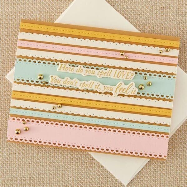 Spellbinders Etched Dies - Ribbon & Trim (by Simple Stories) S4-1501