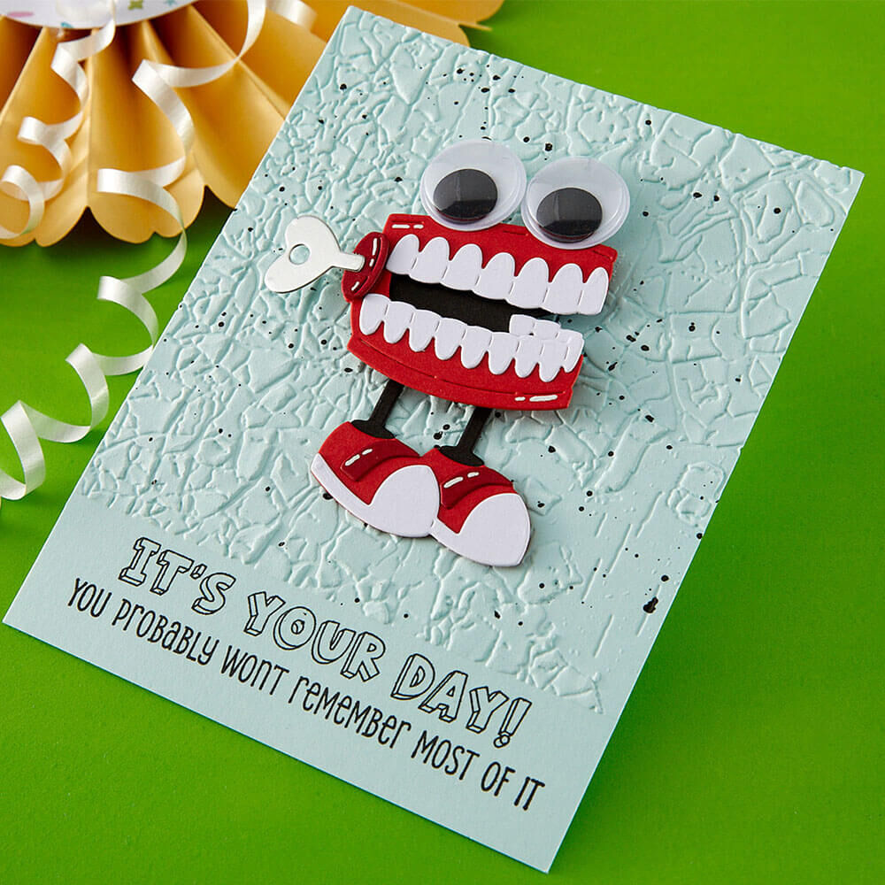 Spellbinders Etched Dies - Dancin' Chatterbox S4-1518