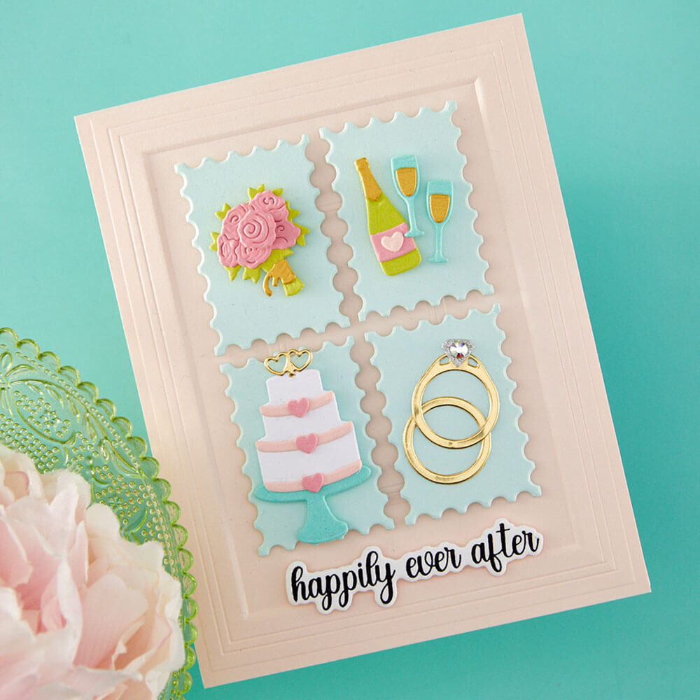 Spellbinders Etched Dies - Classic Mouse Wedding Accessories S4-1538