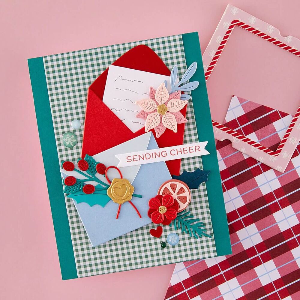 Spellbinders Etched Dies - Festive Floral Mix S4-1549