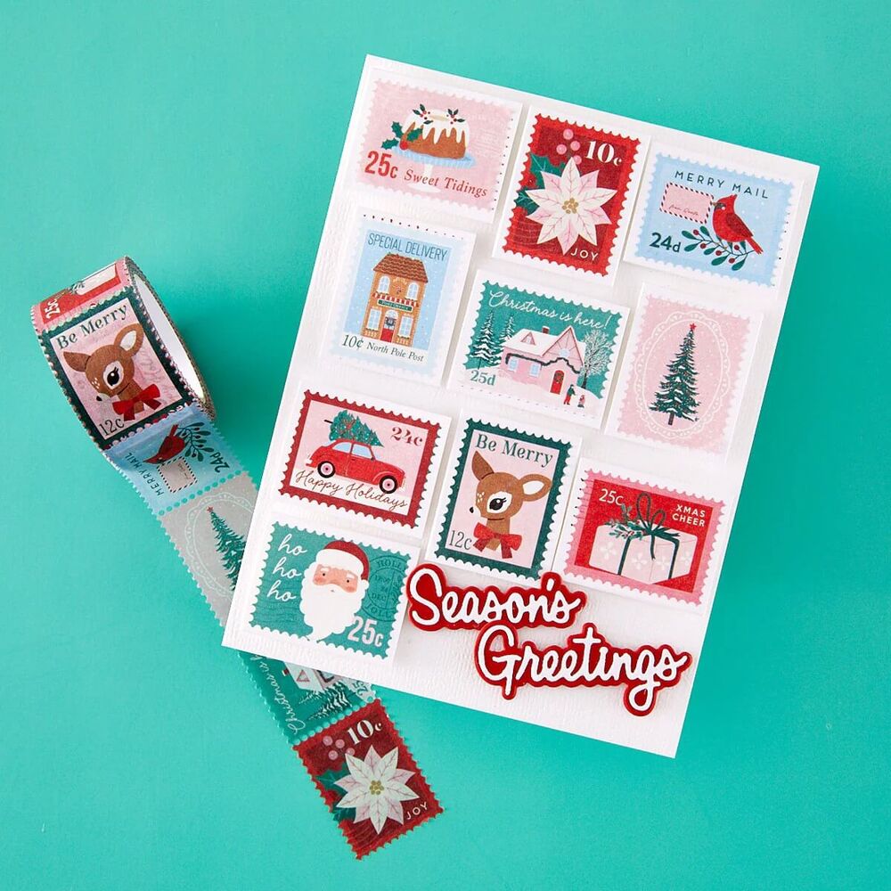 Spellbinders Etched Dies - Merry Greetings S4-1552