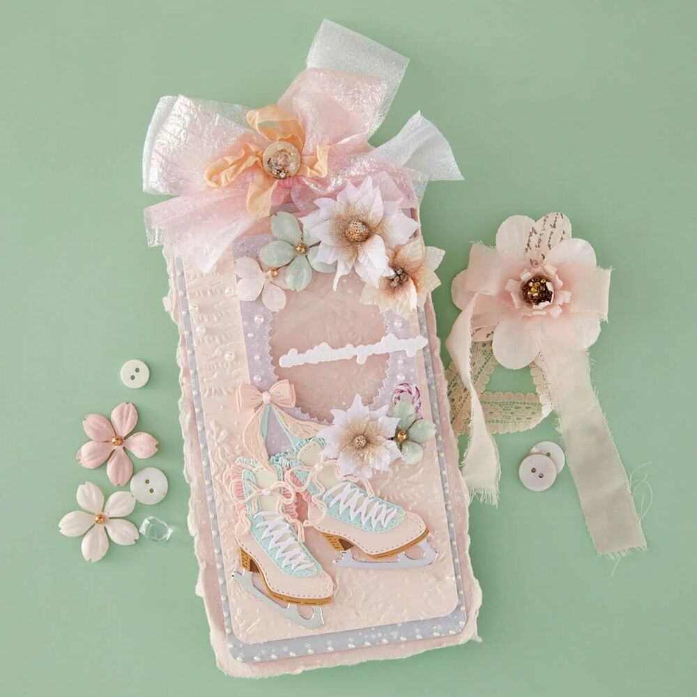 Spellbinders Etched Dies - Frosty Skates (by Frank Garcia) S4-1566
