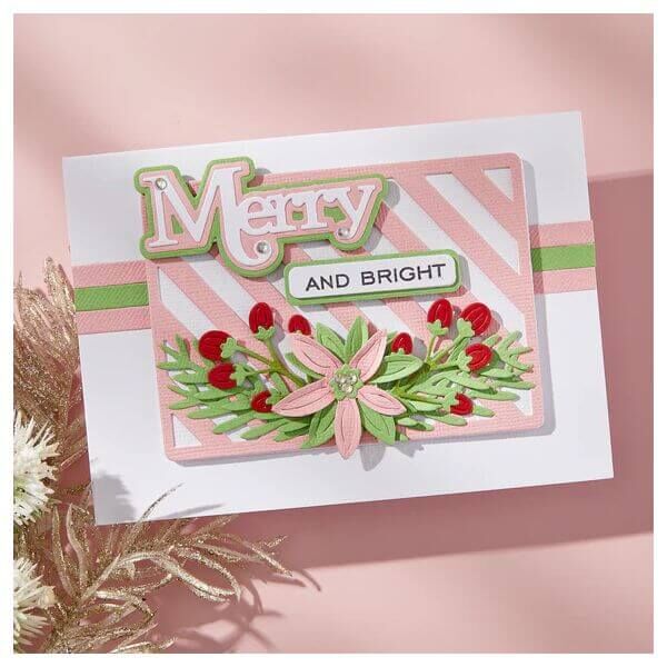 Spellbinders Etched Dies - All About Christmas Collection - Lots of Stripes (by Lisa Horton) S5-691