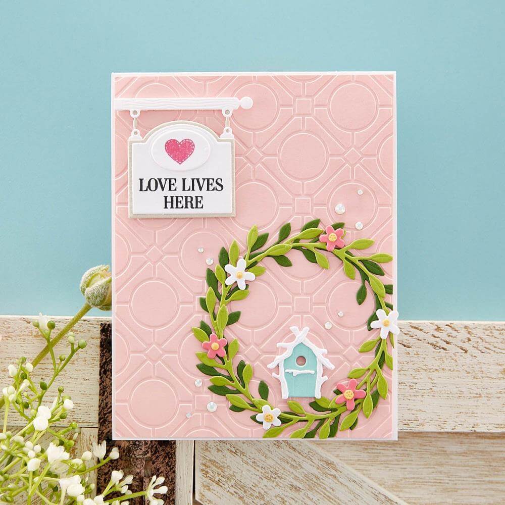 Spellbinders Etched Dies By Annie Williams - Garden Builder - Country Road S5580