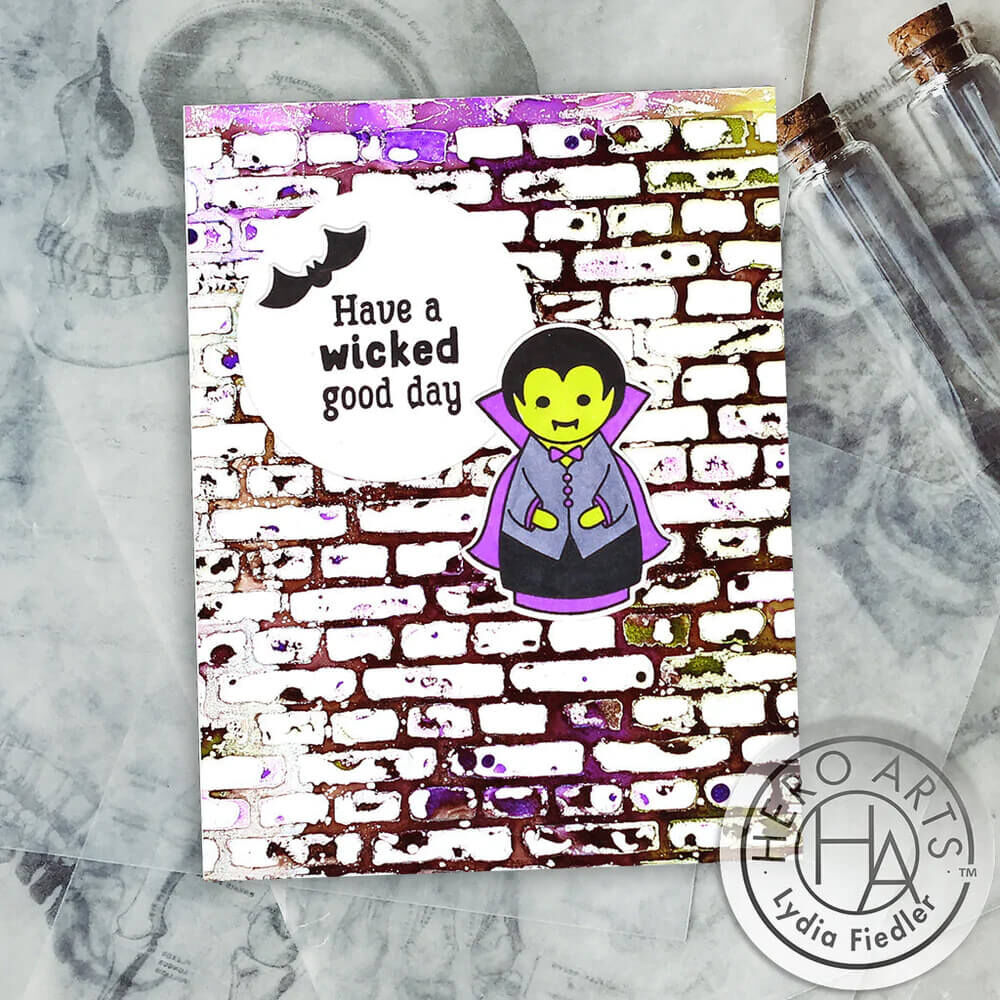 Hero Arts Stencil - Brick Wall SA203
