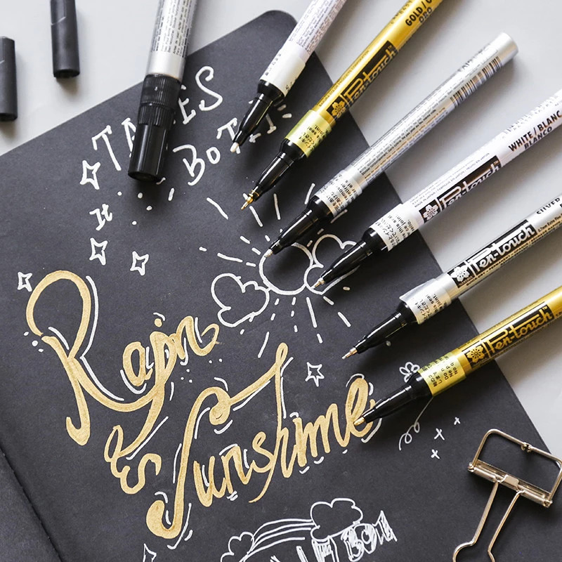 Sakura Pen-touch Calligrapher Markers - Gold 1.8 mm Fine Chisel Tip