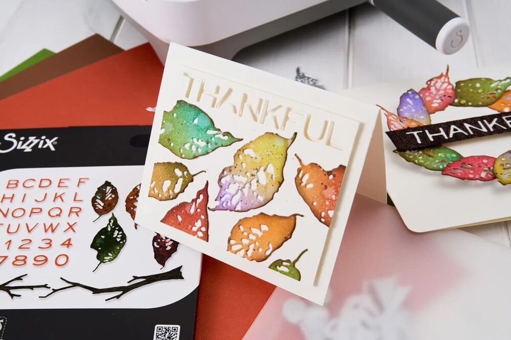 Tim Holtz Alterations Thinlits Die Set (43pk) - Vault Leaves + Sticks by Sizzix SAL666914