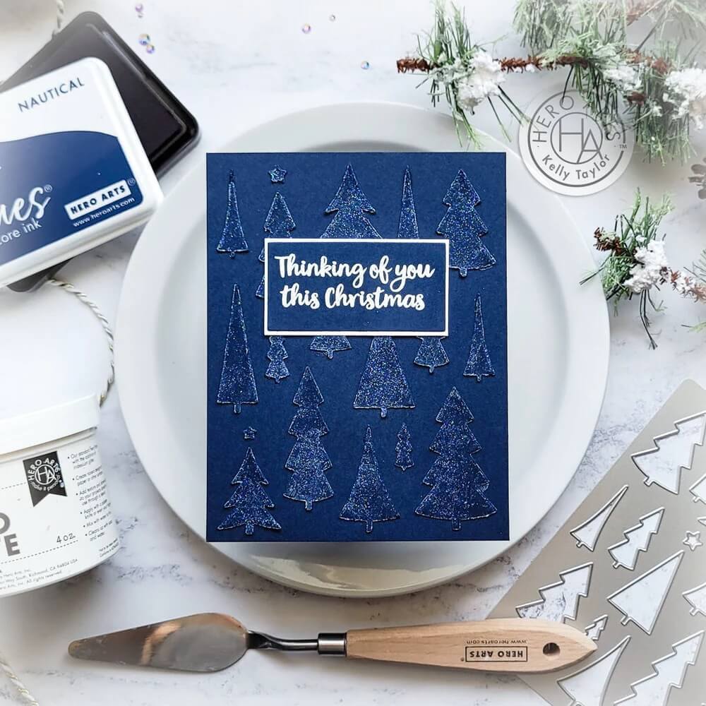 Hero Arts Clear Stamps and Dies - Holiday Season Messages SB373