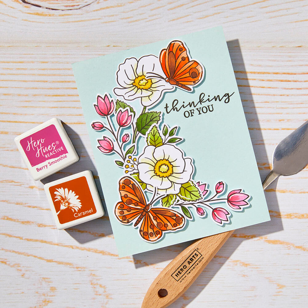 Hero Arts Stamp & Cut - Spring Whimsy Collection - Special Day Butterfly SB500