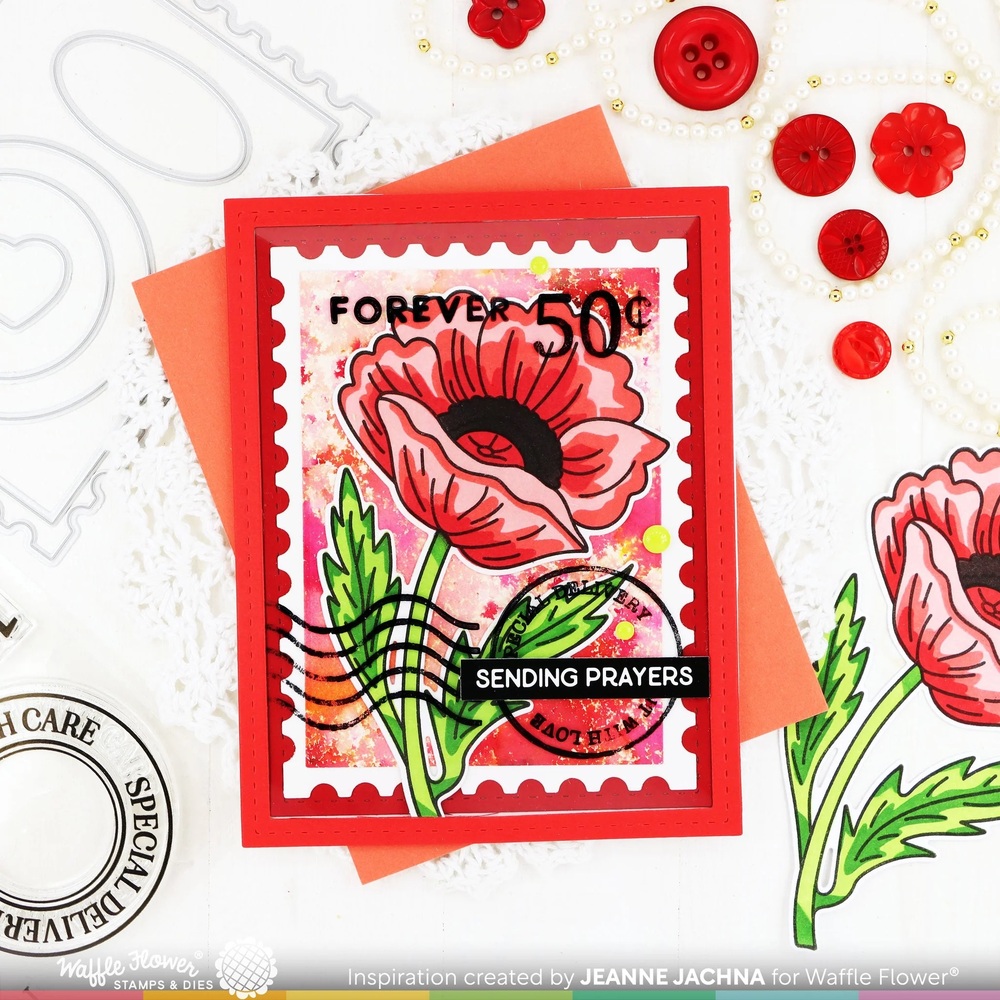Waffle Flower Diecut - Subsentiments Care SCP256
