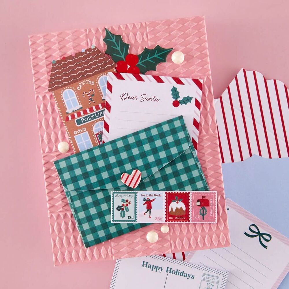 Spellbinders Washi Tape - Dear Santa Postage Stamp SCSE-047