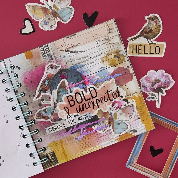 Spellbinders 12x12" Printed Paper - Beautifully Imperfect Collection - Beautifully Imperfect SCSP-023