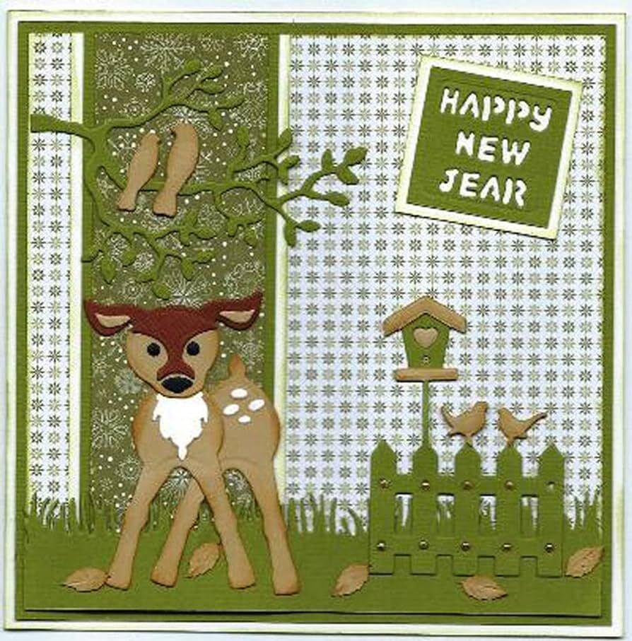 Nellie Snellen Shape Lene Design Build-up Die - Bambi SDL027